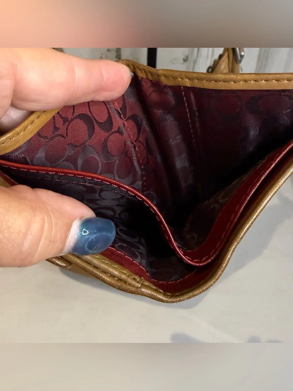Coach Vintage Legacy West Hobo Bag w/ Coordinated Wallet 2001 9823